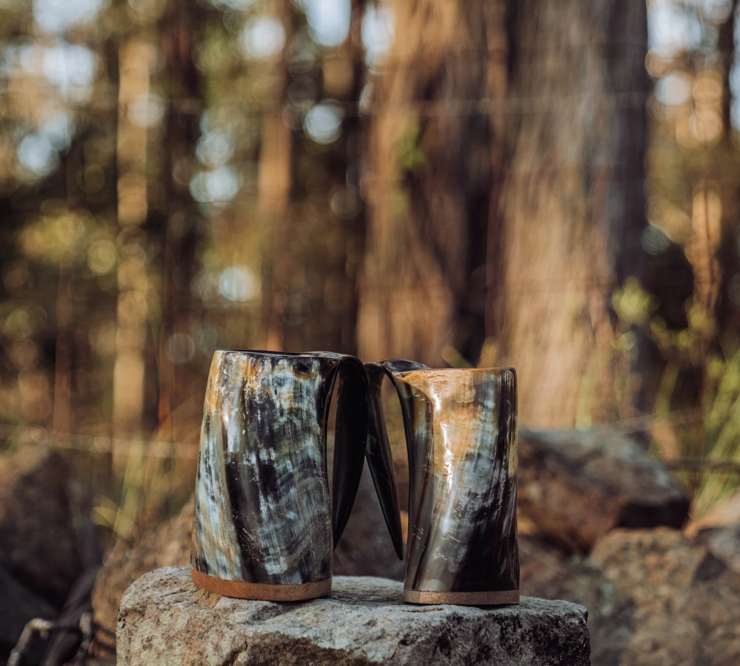 Natural Born Viking horn mug