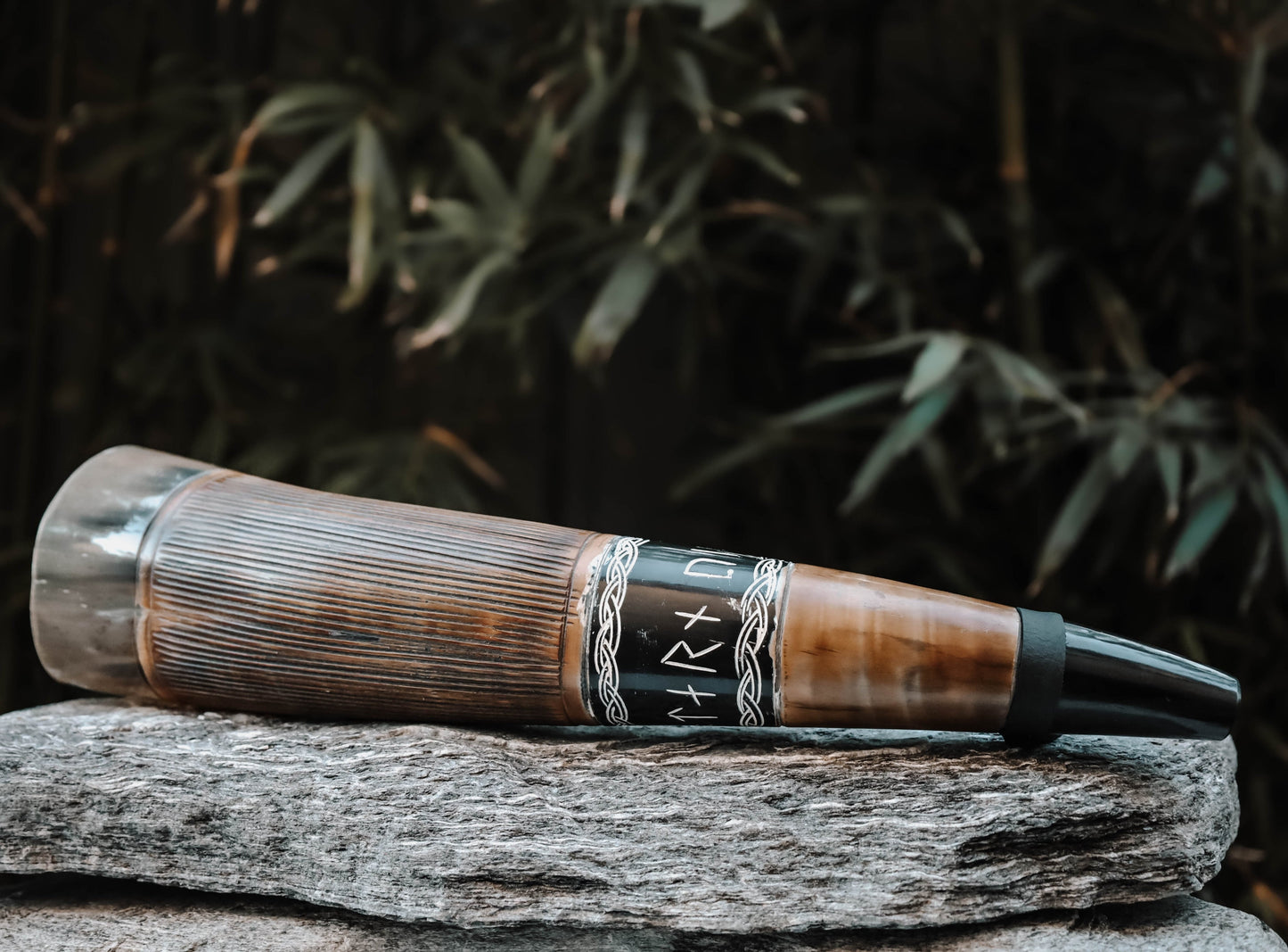 Forest Echo Viking Blowing Horn