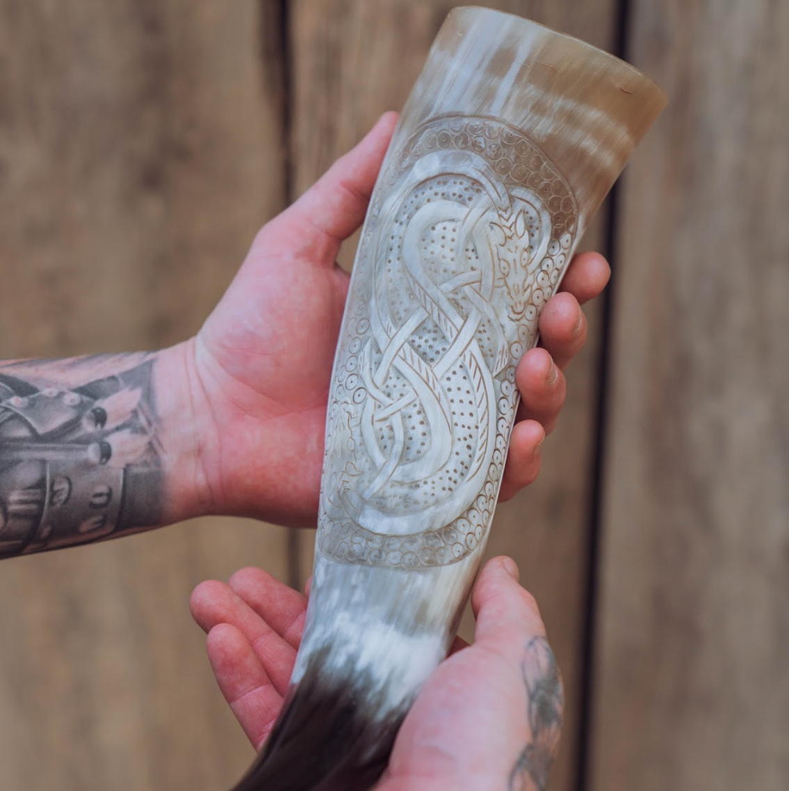 Premium Serpent's Sip drinking horn