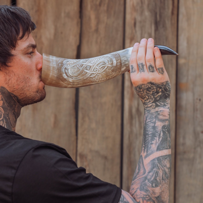 Premium Serpent's Sip drinking horn