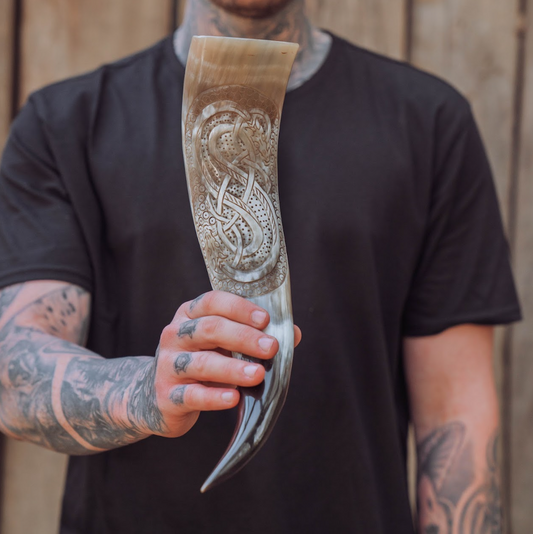 Premium Serpent's Sip drinking horn