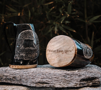 3D Viking Battle Ship Mug