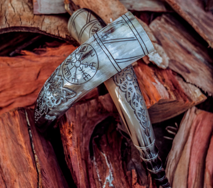 Ravens Flight Drinking Horn