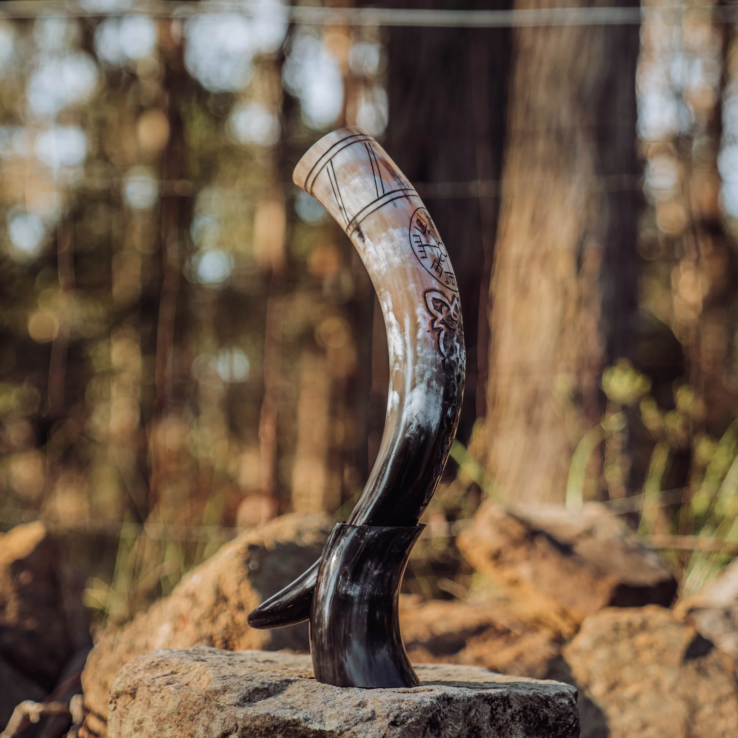 Ravens Flight Drinking Horn