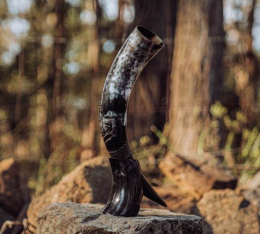 Thor's thunder Hammer drinking horn