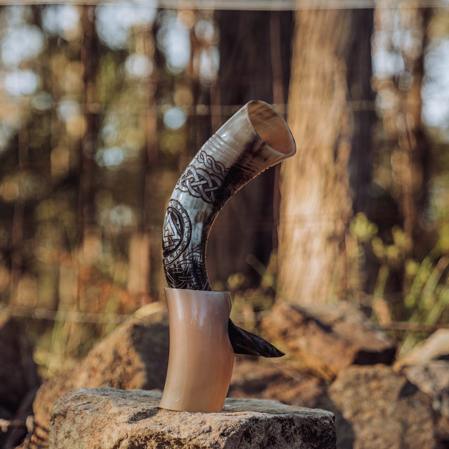 Viking Warrior Drinking Horn