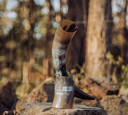 Thor's thunder Hammer drinking horn