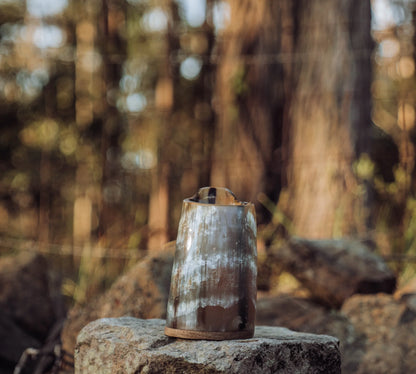 Natural Born Viking horn mug