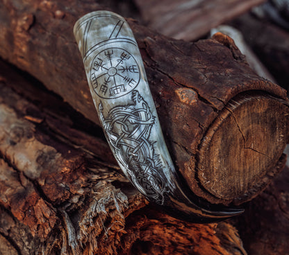 Serpent's Fury Drinking Horn