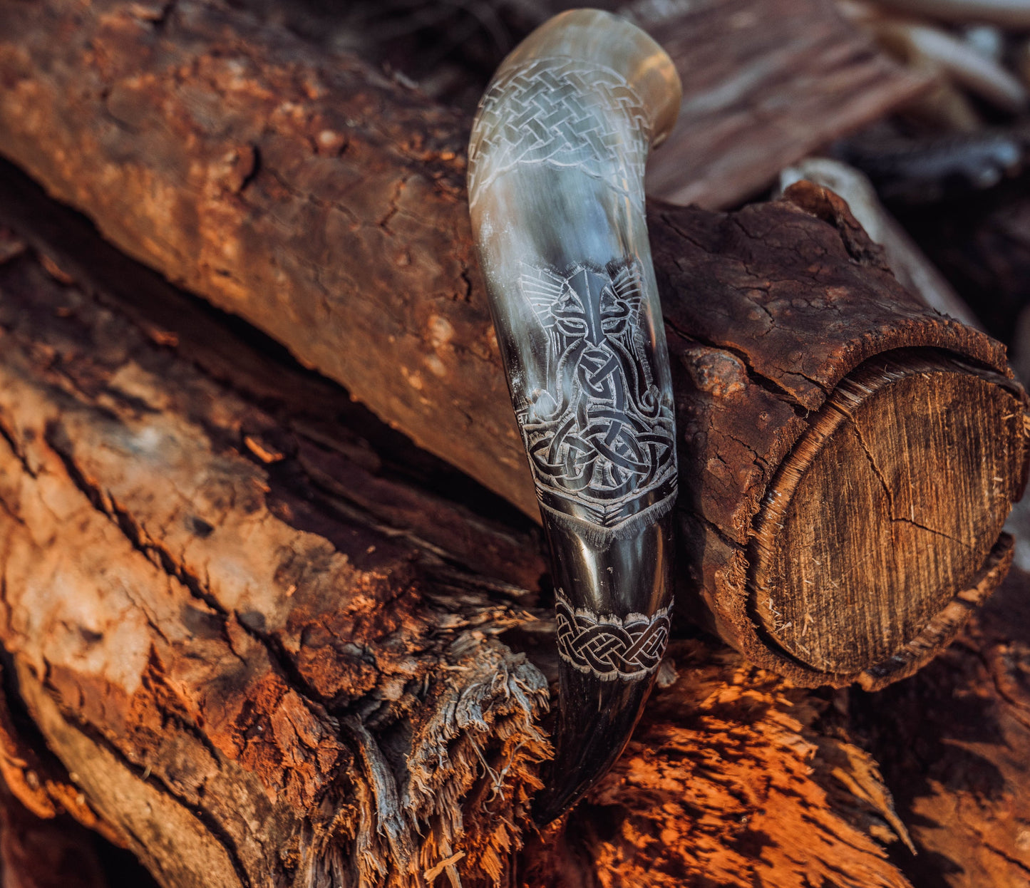 Thor's thunder Hammer drinking horn
