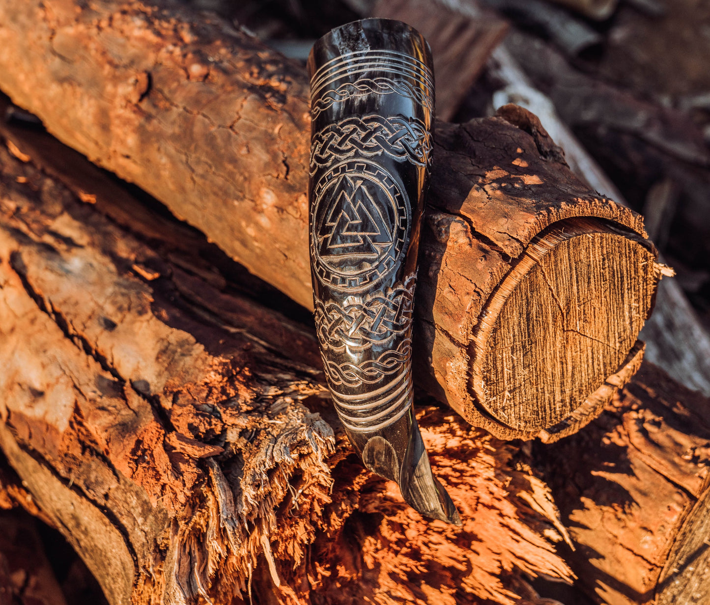 Viking Warrior Drinking Horn
