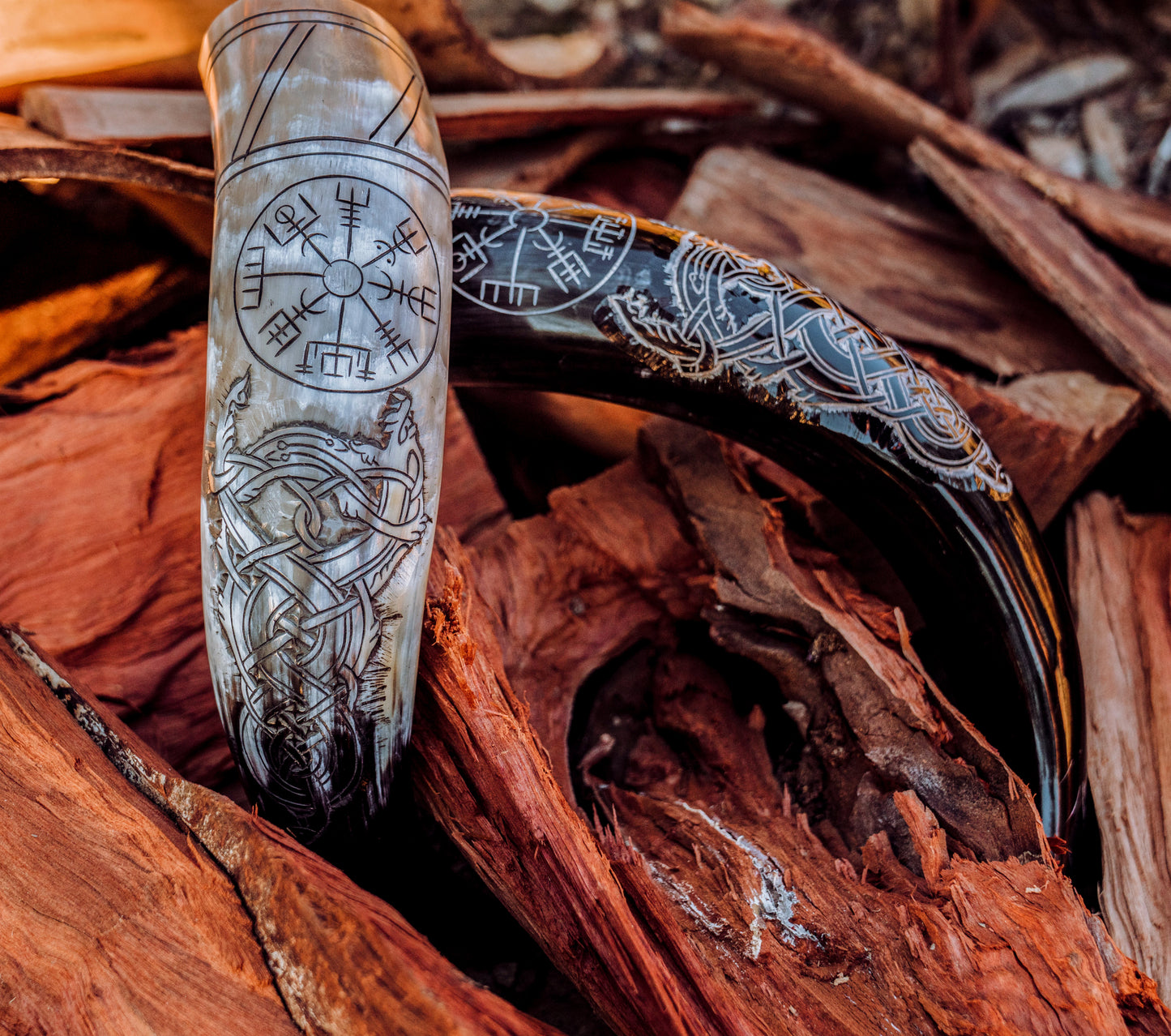 Serpent's Fury Drinking Horn