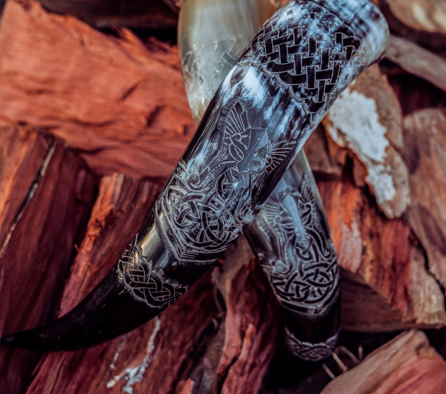 Thor's thunder Hammer drinking horn