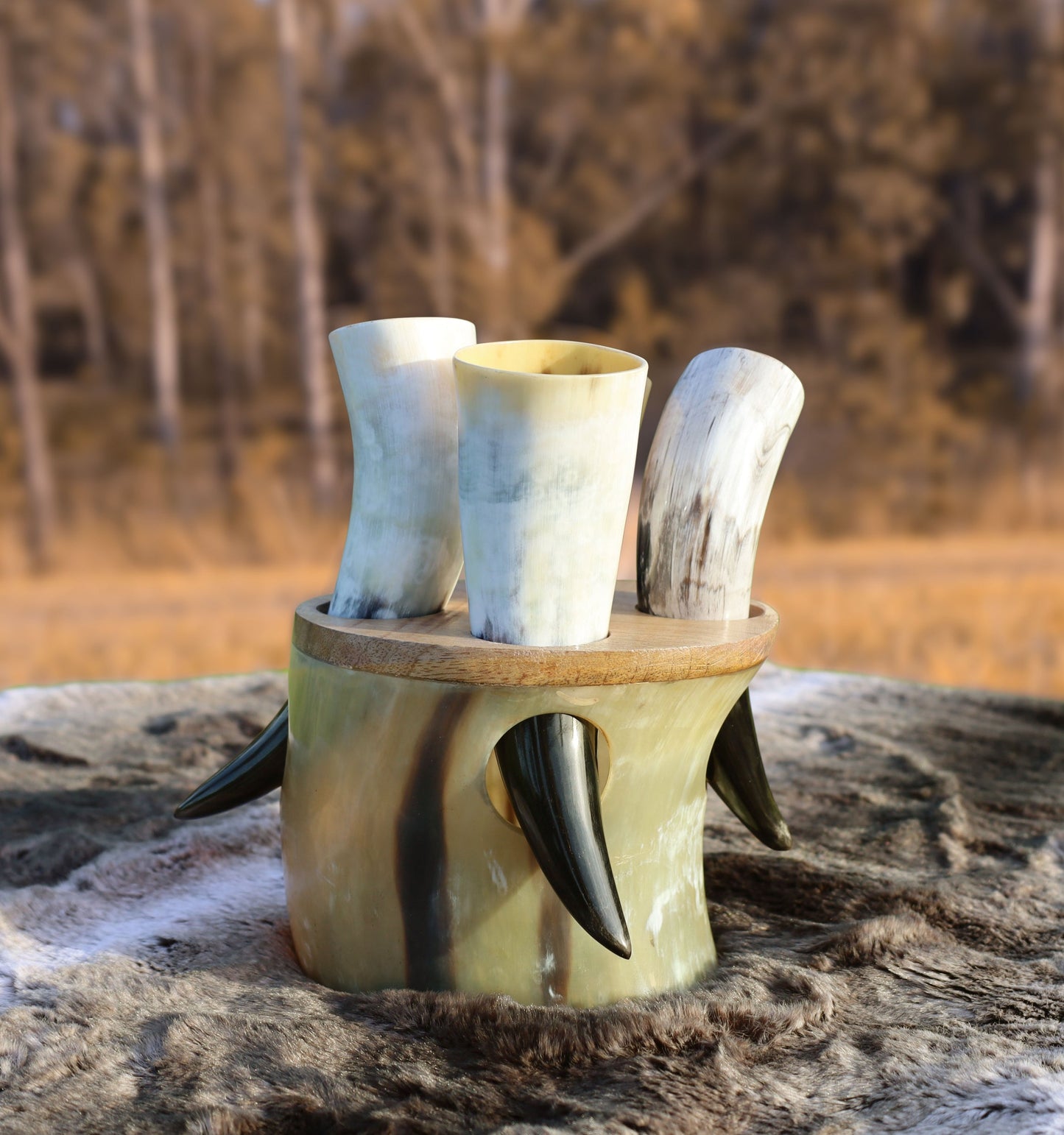 Viking Skol Shot Horn Set