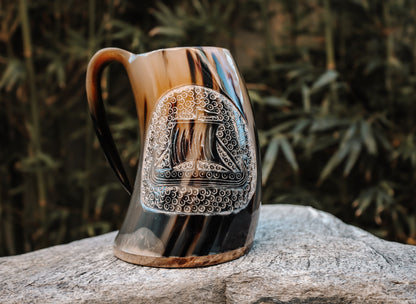 3D Viking Battle Ship Mug