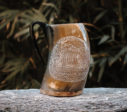 3D Viking Battle Ship Mug