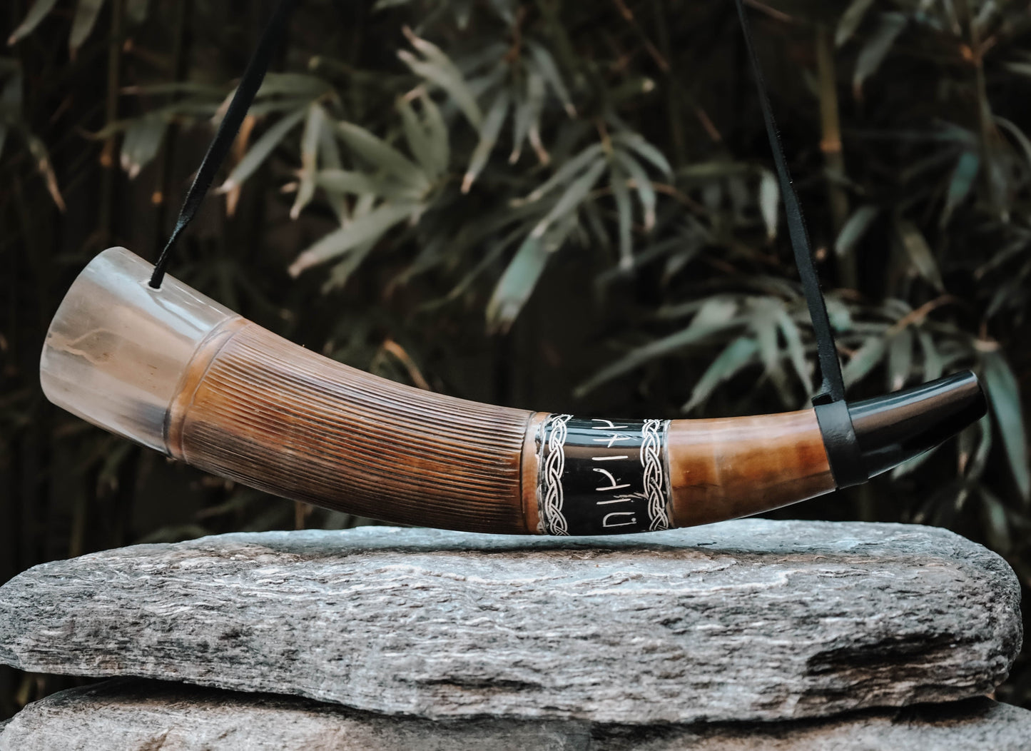 Forest Echo Viking Blowing Horn