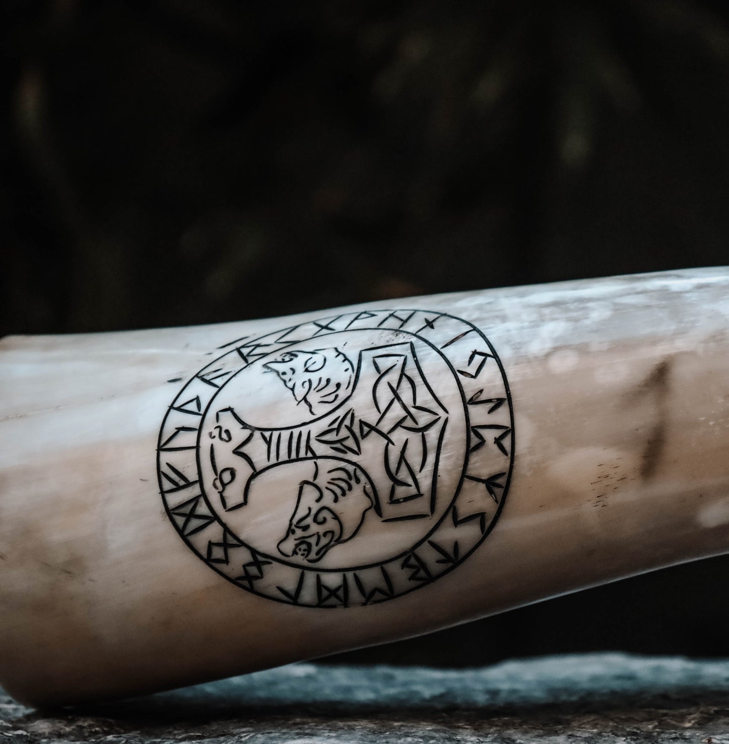 Thunder Wolves Viking Blowing Horn