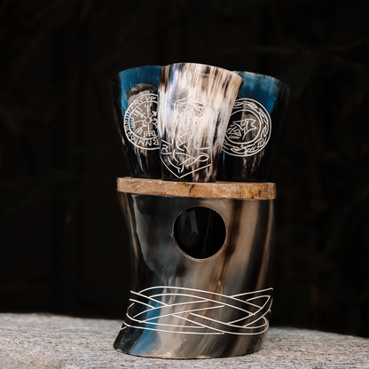 Drinkers of Valhalla Shot Horn Set