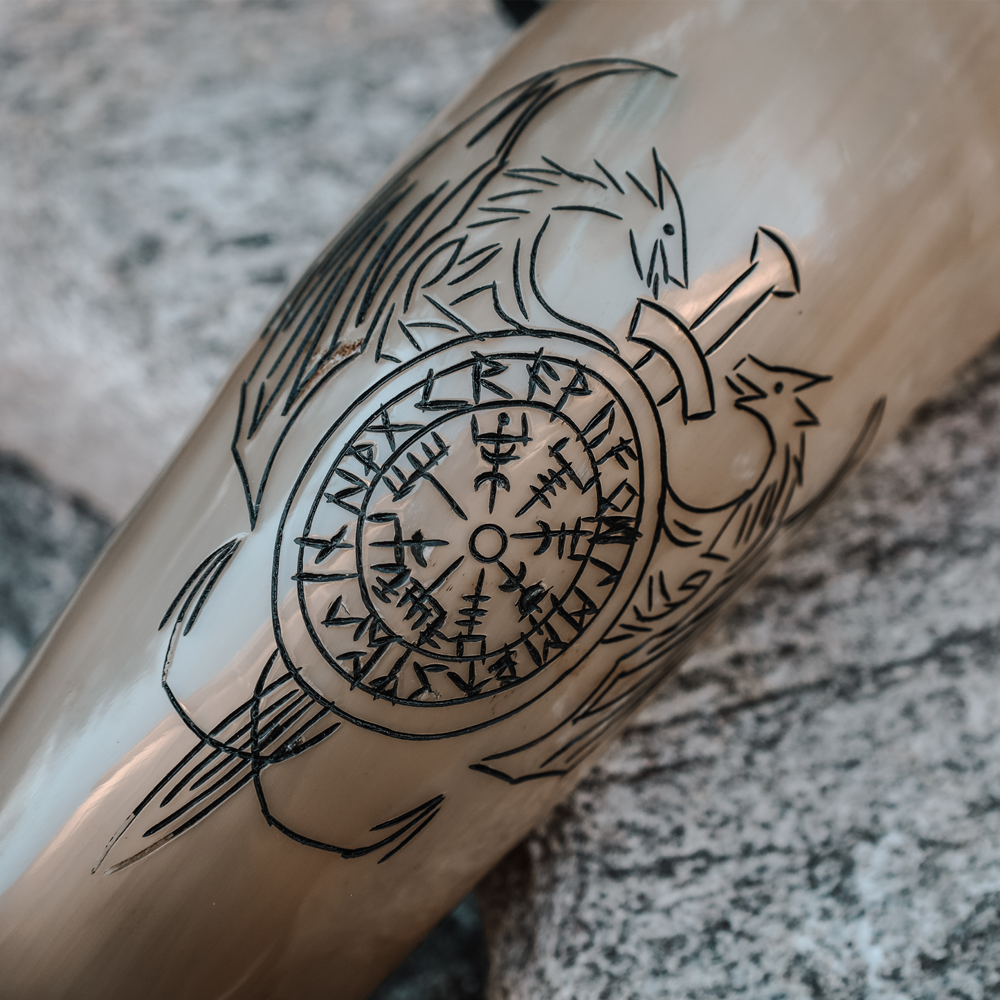 Dragon Slayer Viking Blowing Horn