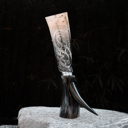 Premium Serpent's Sip drinking horn