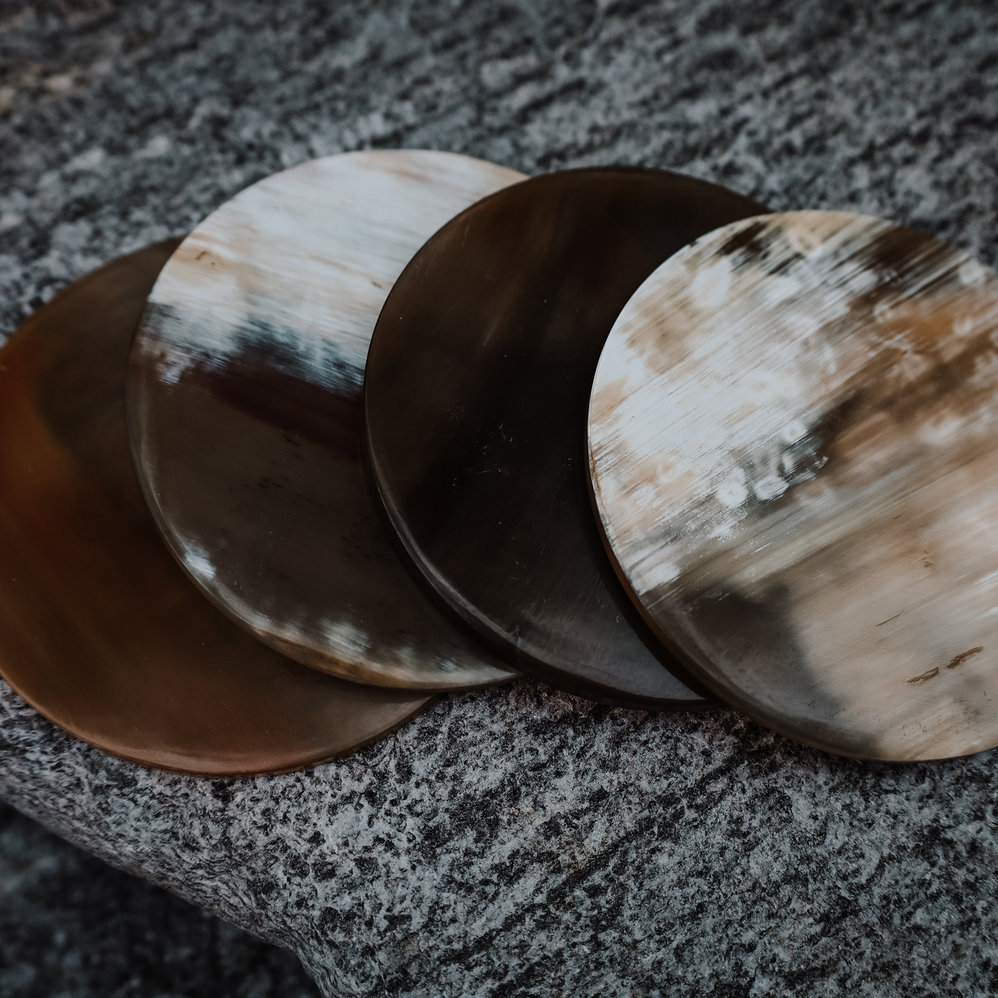 Viking Brew Horn Coasters (4 Pc Set)