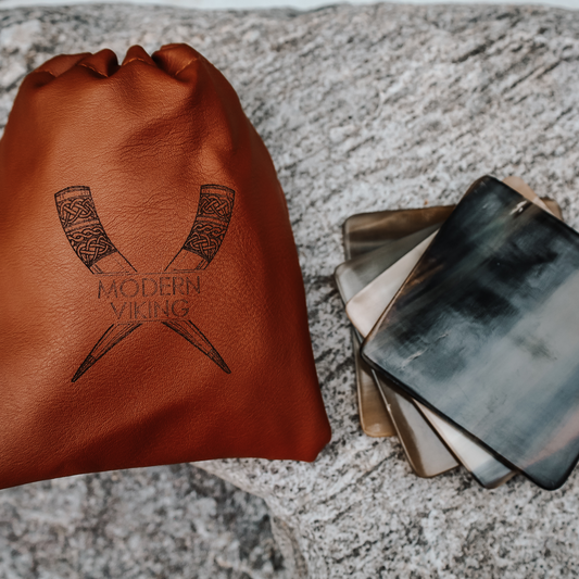 Viking Brew Horn Coasters (4 Pc Set)