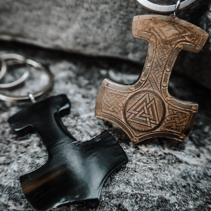 Mjolnir Thor Hammer Keychain