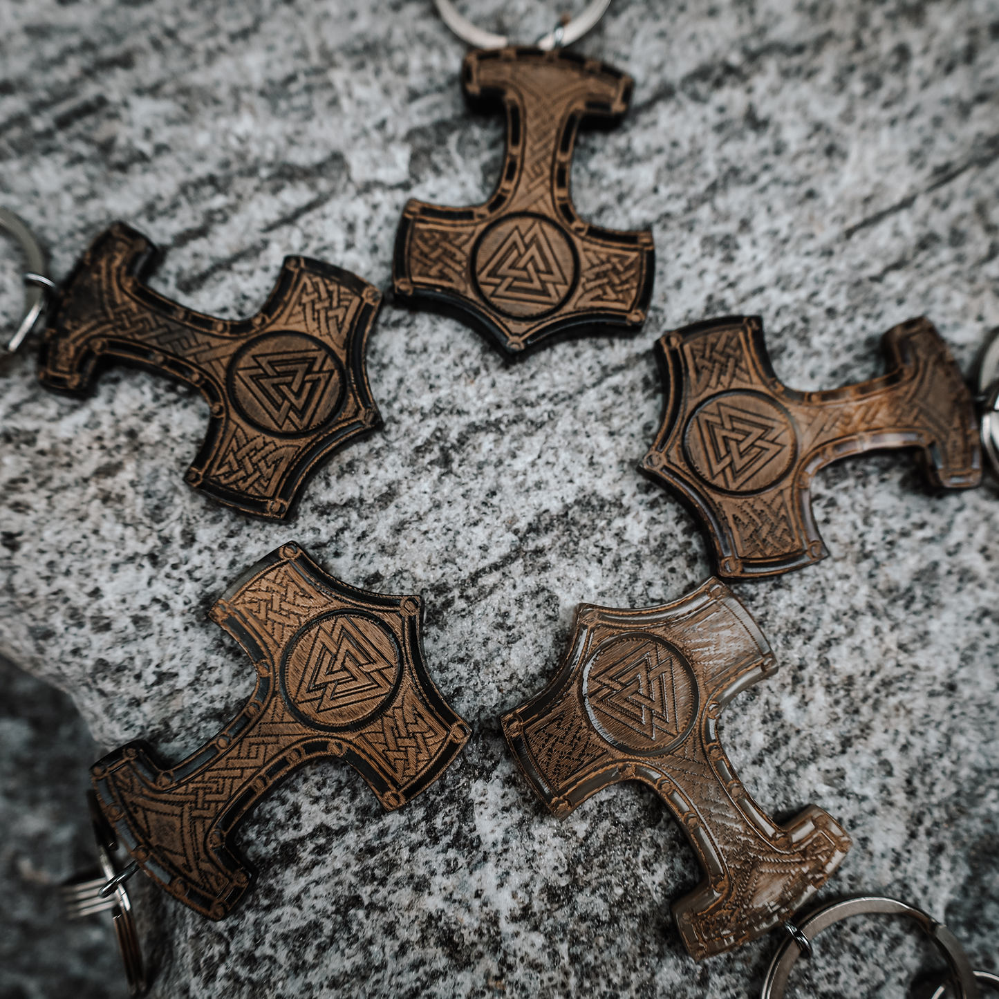 Mjolnir Thor Hammer Keychain