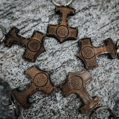 Mjolnir Thor Hammer Keychain